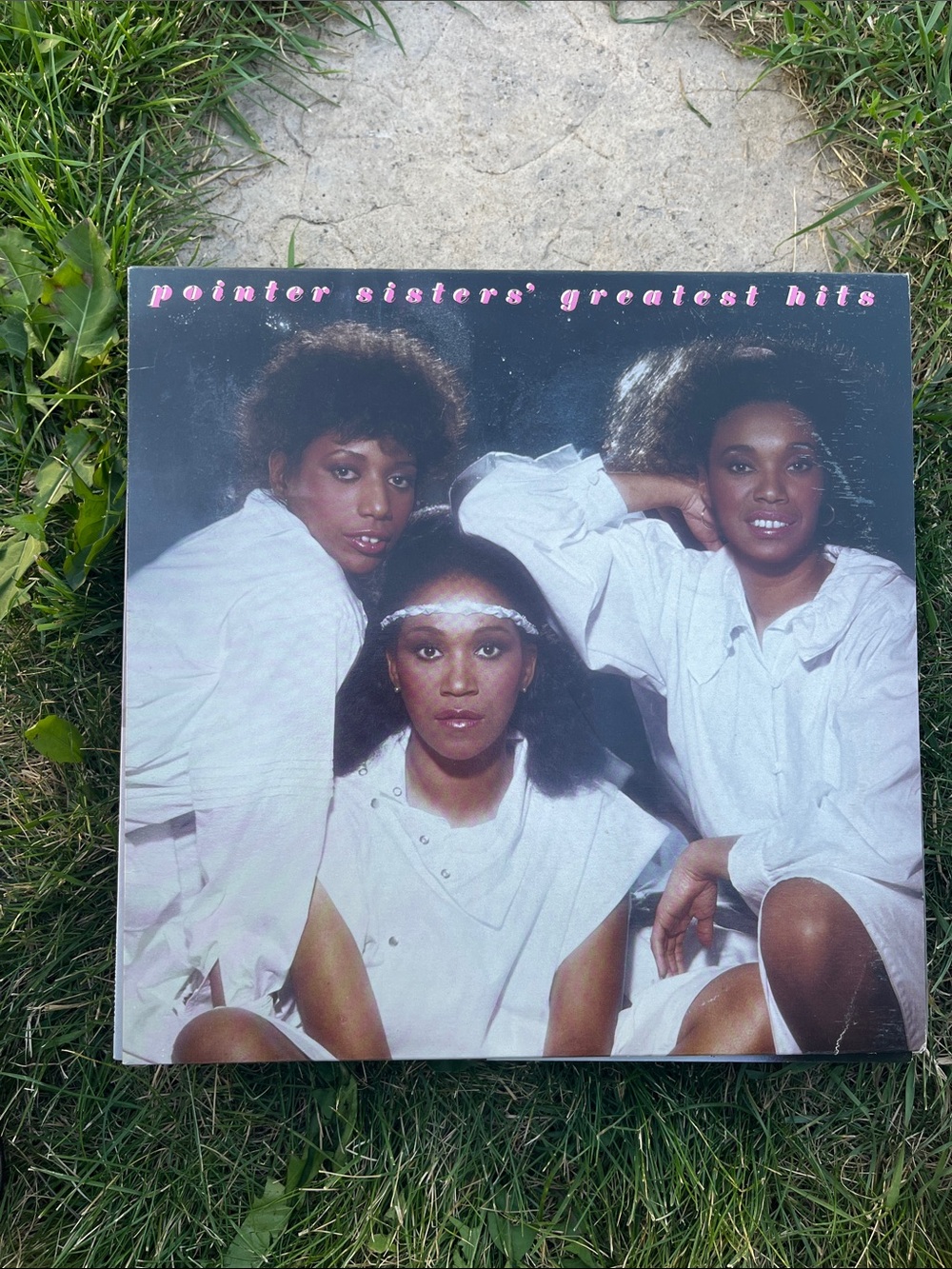 Pointer Sisters — Greatest Hits Vinyl Album in Pink & Black